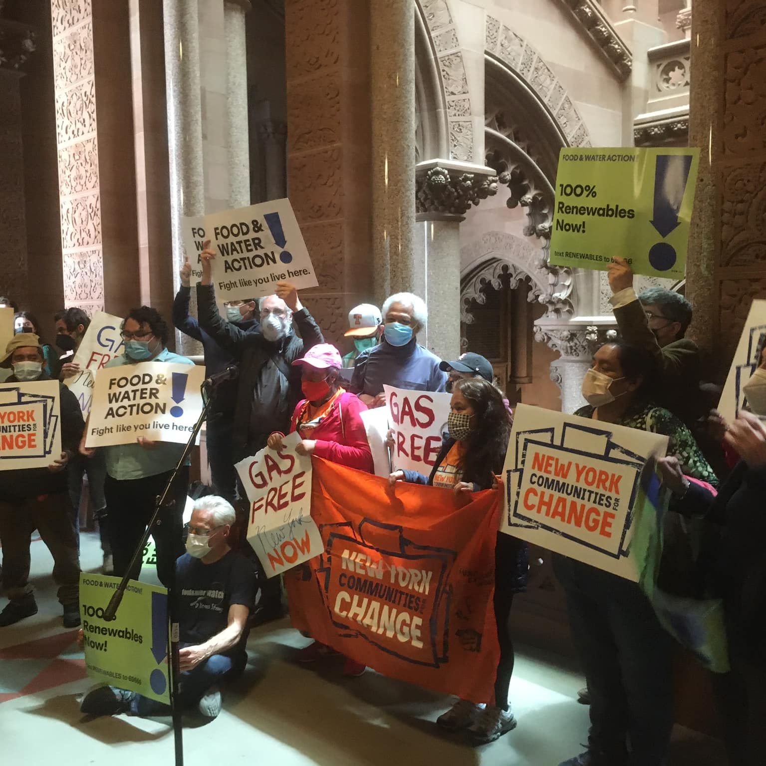 Climate Rally at Capitol for All Electric Buildings Act Sanctuary For