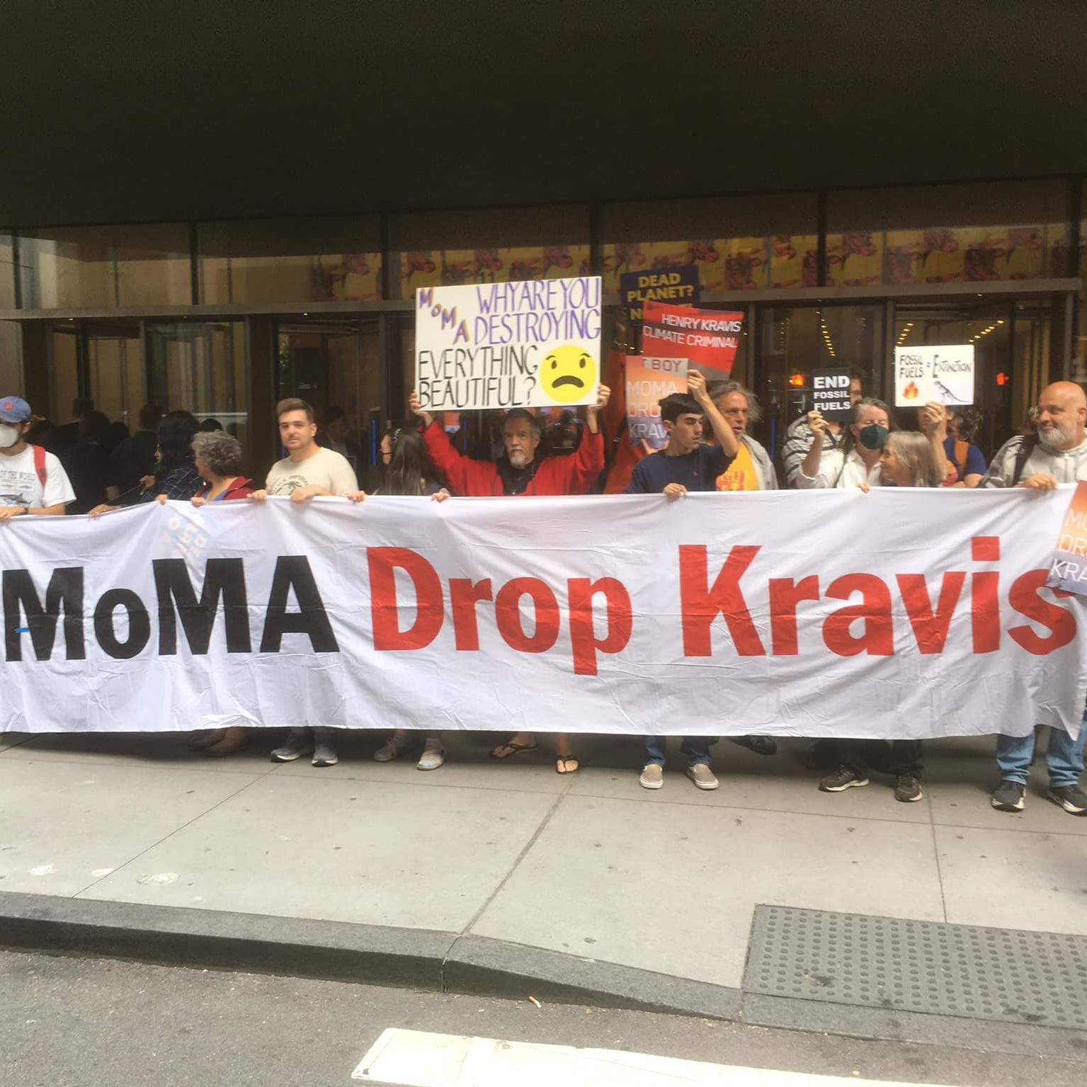 Climate Activists Shut Down MOMA Over Fossil Fuel Funding - Sanctuary ...