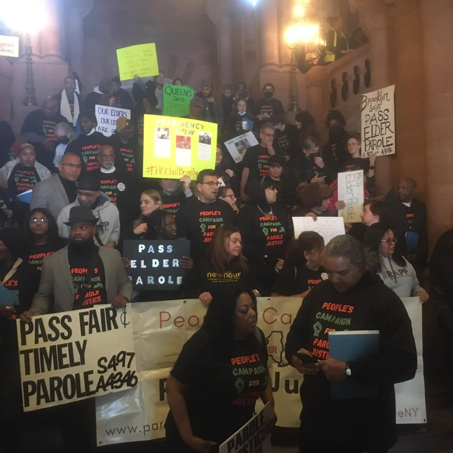 Rallies For NY Heat, Parole Reform, Immigrant Rights At State Capitol